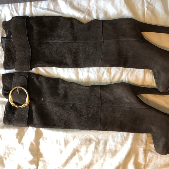 Gucci Knee high leather boots - Picture 1 of 8